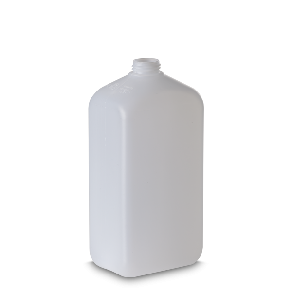 1000 ml Vierkantflasche HDPE natur RD 28 rechteckig