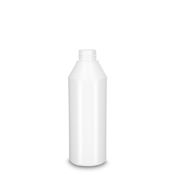 500 ml Rundflasche LDPE weiß RD 32 zylindrisch