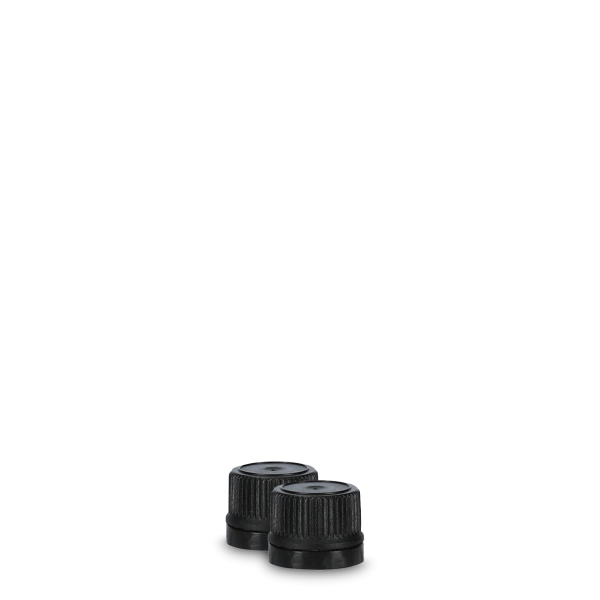 Schraubverschluss HDPE schwarz GL 18 rund