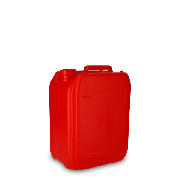5 Liter Kunststoffkanister HDPE rot RD 45 rechteckig