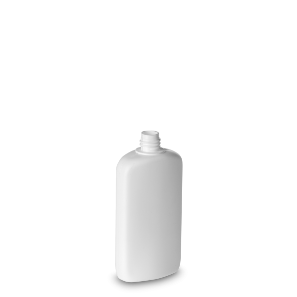 150 ml Ovalflasche HDPE weiß RD 18 oval