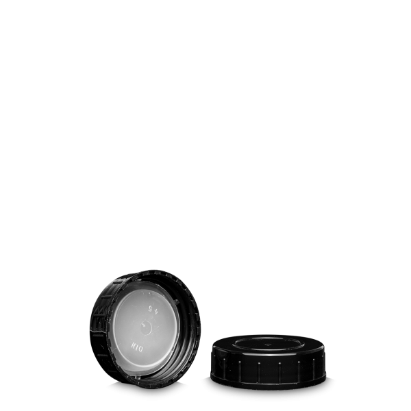 Schraubverschluss PP schwarz GL 45 - mit LDPE Einlage