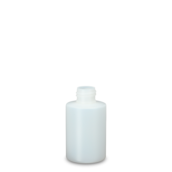 100 ml Rundflasche Bio-PE natur 24/410 rund