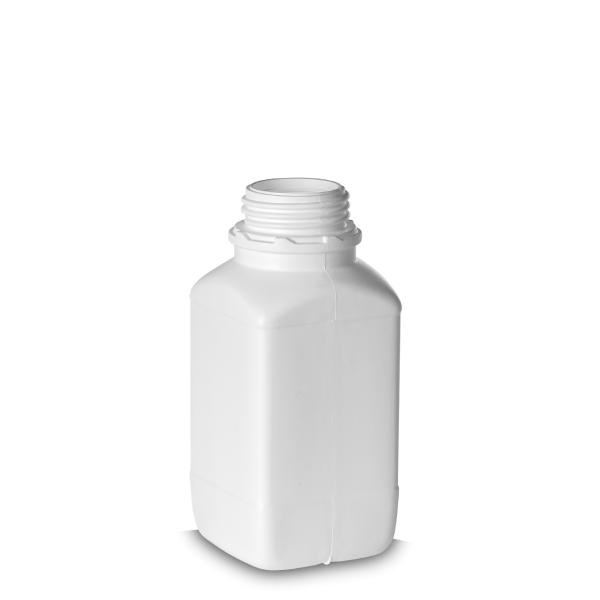 750 ml UN-Flasche HDPE weiß OV 54 eckig