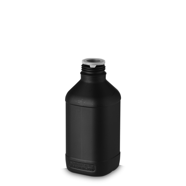 1000 ml UN-Flasche HDPE schwarz RD 45 rund