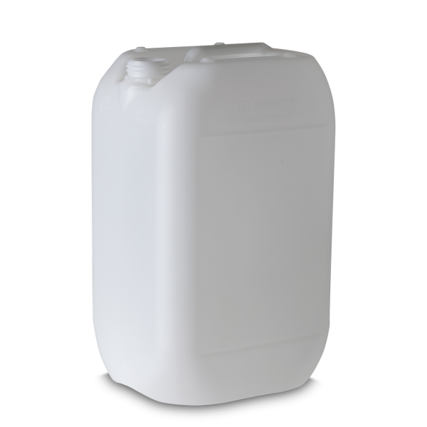 30 Liter Kunststoffkanister HDPE natur RD 61 rechteckig - Gewicht 1050g