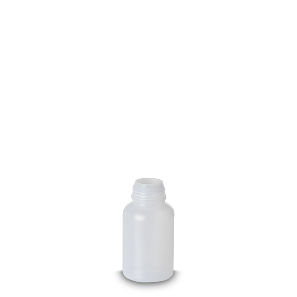 50 ml Laborflasche LDPE natur RD 18 rund