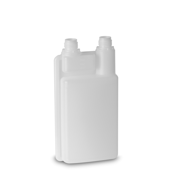 1000 ml Dosierflasche HDPE natur OV 28 Formflasche