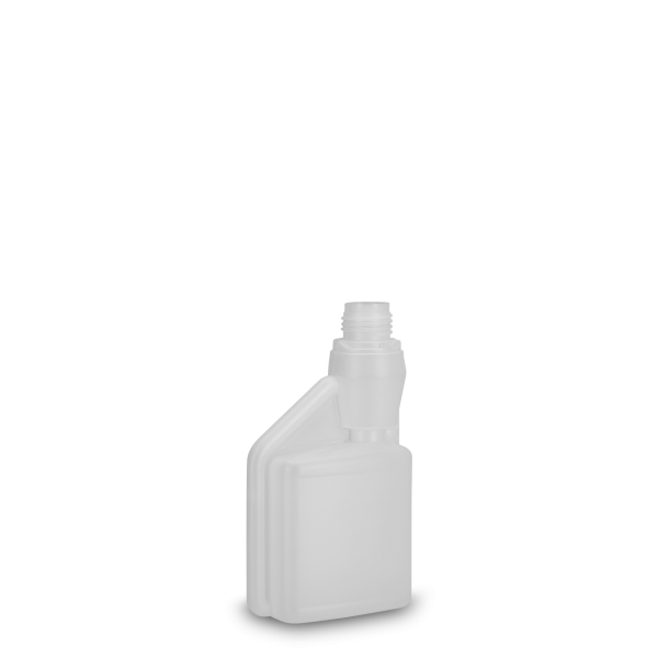250 ml Dosierflasche HDPE natur OV 28 Formflasche
