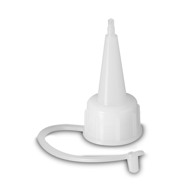 Spritzverschluss - weiß - HDPE - RD 18