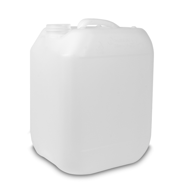 10 Liter Kunststoffkanister HDPE natur RD 51 rechteckig - Gewicht 450g
